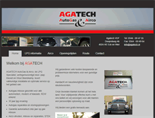 Tablet Screenshot of agatech.nl